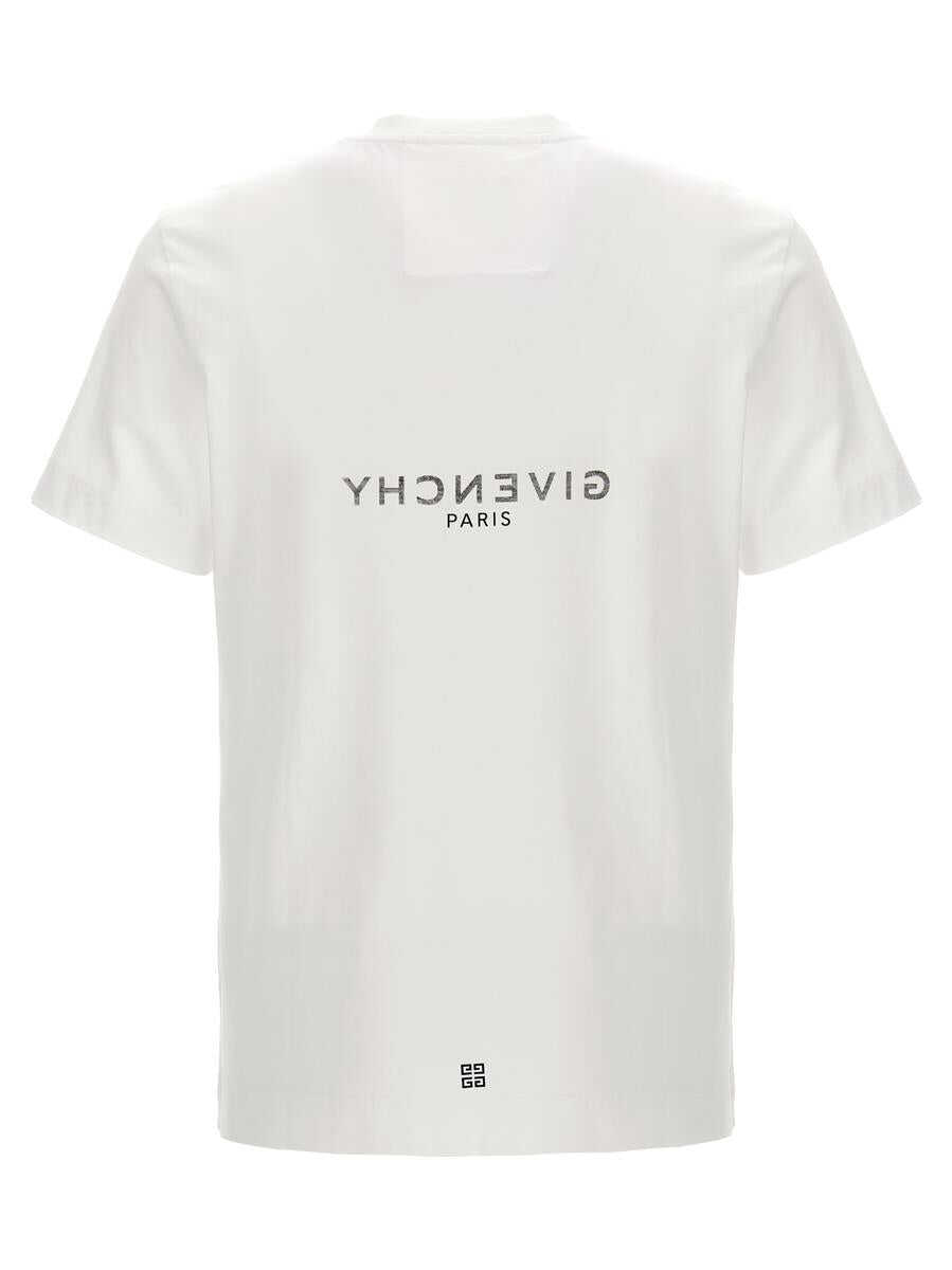 Tricouri Givenchy Givenchy Logo T-Shirt WHITE Barbati (BM 16837211) 2