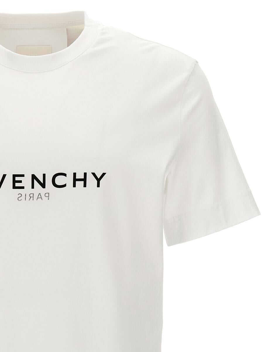 Tricouri Givenchy Givenchy Logo T-Shirt WHITE Barbati (BM 16837211) 3