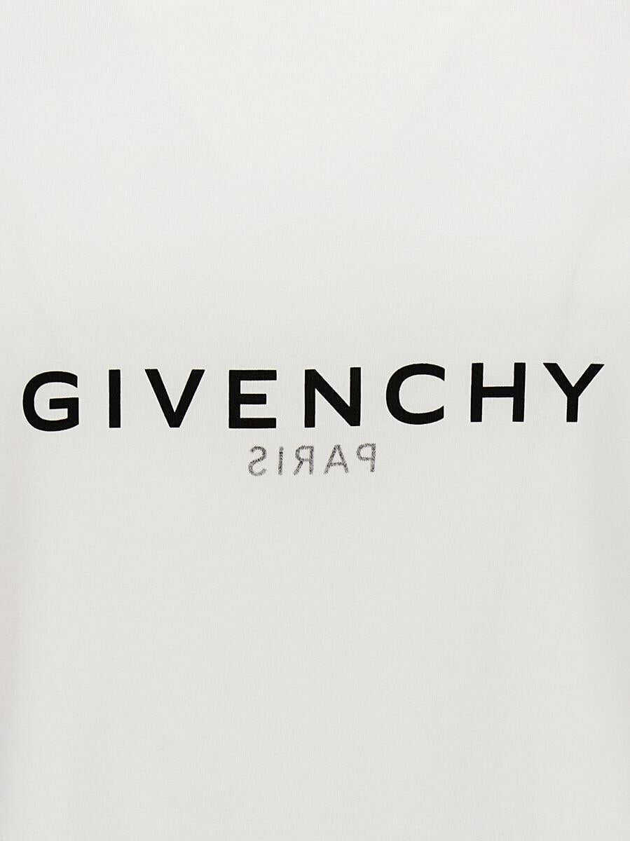 Tricouri Givenchy Givenchy Logo T-Shirt WHITE Barbati (BM 16837211) 4