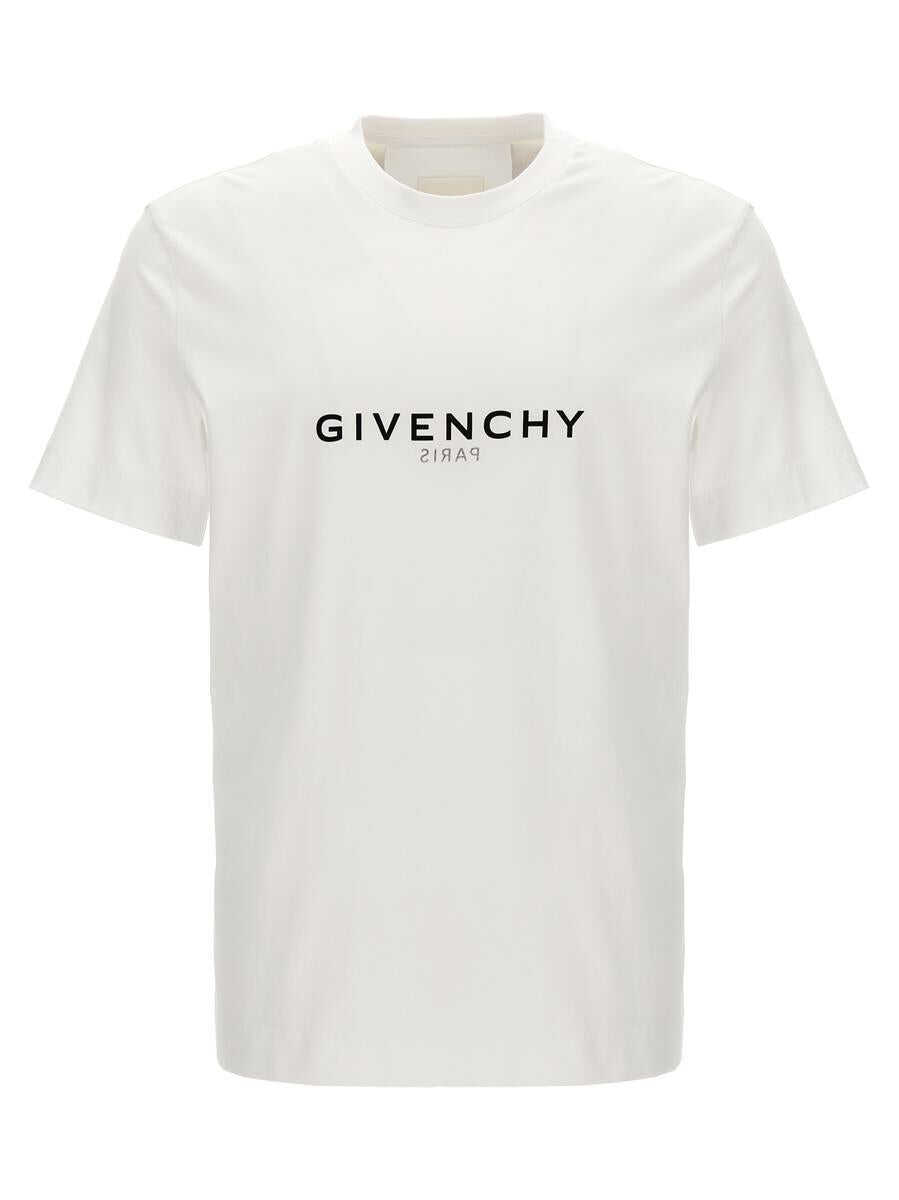 Tricouri Givenchy Givenchy Logo T-Shirt WHITE Barbati (BM 16837211) 1