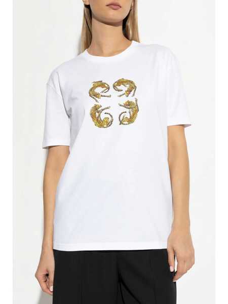 Tricouri Givenchy Givenchy T-Shirt WHITE Femei (BM 16837664) 3