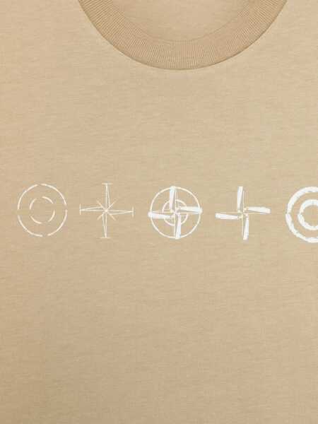 Tricouri Stone Island T-SHIRT Beige Baieti (BM 16837844) 3