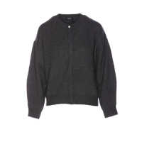 Cardigane Liu Jo Gray Wool Cardigan Femei