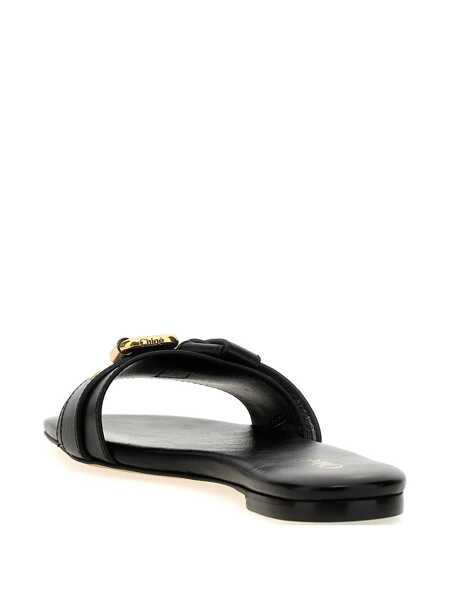 Sandale Chloe Chlo Mae Slides Black Femei (BM 16838438) 3