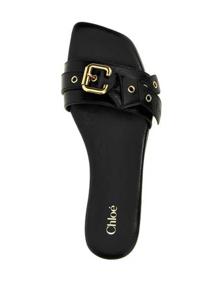 Sandale Chloe Chlo Mae Slides Black Femei (BM 16838438) 4