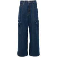 Pantaloni scurti P.A.R.O.S.H. Straight Cargo Jeans Femei