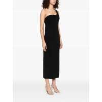 Rochii P.A.R.O.S.H. Dama - Rochii P.A.R.O.S.H. Black One-Shoulder Dress With Sweetheart Neckline In Viscose Blend Woman Black Femei (BM 16839038) - B-mall.ro