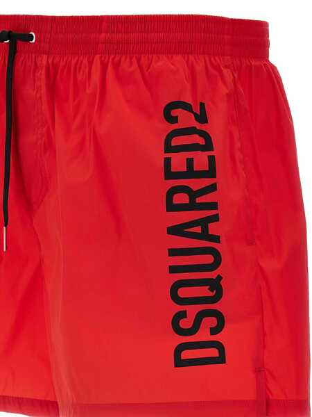 Sorturi de baie DSQUARED2 DSQUARED2 Midi Boxer Shorts RED Barbati (BM 16839062) 3