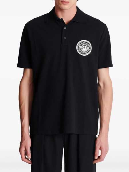 Camasi Balmain Balmain Coin Polo Shirt Multicolor Barbati (BM 16839425) 5