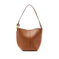 Genti de umar 'Corner Small Bucket' Brown Shoulder Bag With Metal Knot Detail In Leather Woman Femei