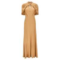 Rochii Alberta Ferretti Long Satin Dress Femei