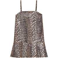 Fuste Ganni Leopard Mini Dress Femei