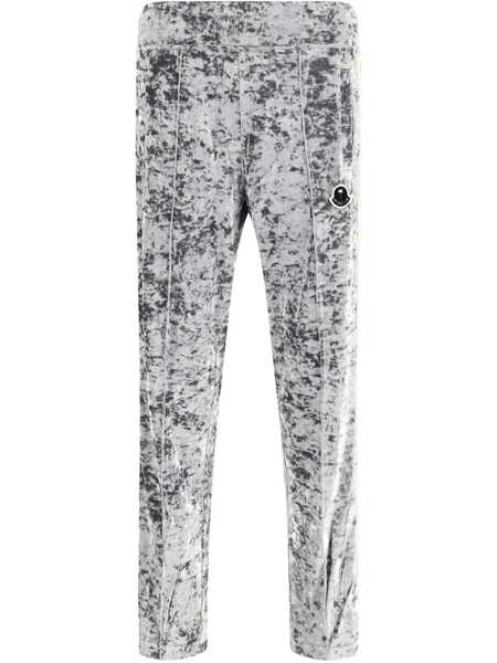 Pantaloni casual Moncler Genius Moncler Genius 8 Moncler X Palm Angels - Chenille Trousers GREY Femei (BM 16842176) 1