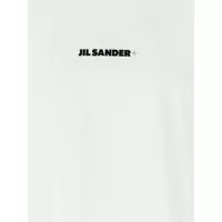 Tricouri Jil Sander pentru Barbati - Tricouri Jil Sander Jil Sander Logo T-Shirt WHITE Barbati (BM 16842275) - B-mall.ro