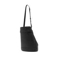 Genti de umar Tom Ford Dama - Genti de umar Tom Ford Black Medium Bucket Bag With Adjustable Shoulder Strap And Buckle Closure In Grained Leather Woman Black Femei (BM 16842923) - B-mall.ro