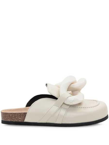 Mocasini JW Anderson JW Anderson Loafer With Chain WHITE Femei (BM 16842959) 1