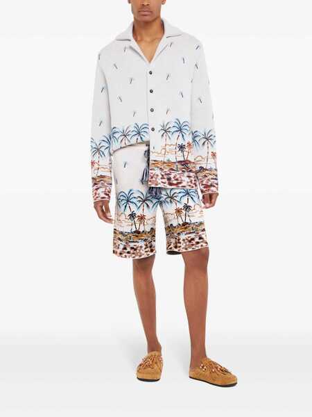 Pantaloni ALANUI Alanui Bermuda The Tale Beige Barbati (BM 16843019) 3