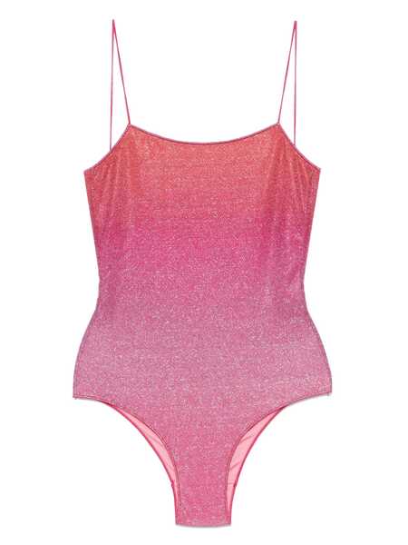Costume de baie OSEREE Lumire Maillot Pink Swimsuit With Open Back In Lurex Woman PINK Femei (BM 16843058) 1
