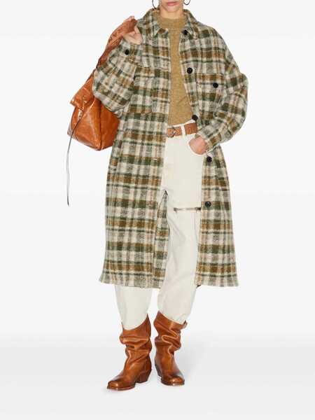 Paltoane Isabel Marant Isabel Marant toile Fontizi Wool Blend Coat Beige Femei (BM 16843523) 2