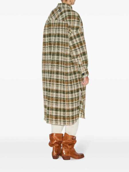 Paltoane Isabel Marant Isabel Marant toile Fontizi Wool Blend Coat Beige Femei (BM 16843523) 3