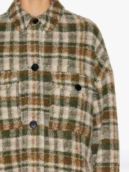 Paltoane Isabel Marant Isabel Marant toile Fontizi Wool Blend Coat Beige Femei (BM 16843523) 4