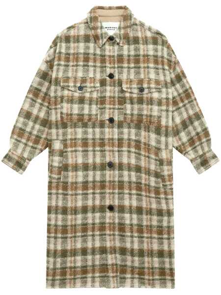 Paltoane Isabel Marant Isabel Marant toile Fontizi Wool Blend Coat Beige Femei (BM 16843523) 1