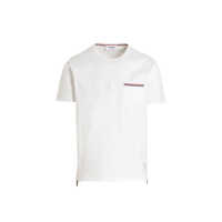 Topuri Thom Browne Logo Band Jersey T-Shirt Barbati