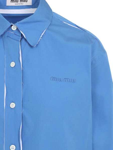 Camasi Miu Miu Miu Miu Poplin Shirt PERVINCA Femei (BM 16843949) 3