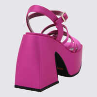 Pantofi cu toc NODALETO Dama - Pantofi cu toc NODALETO Nodaleto Pink Satin Bulla Chibi Sandals MULTICOLOR Femei (BM 16844651) - B-mall.ro