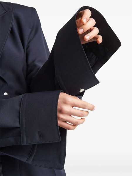 Sacouri Prada Prada Wool And Mohair Blazer BLUE Femei (BM 16845260) 5