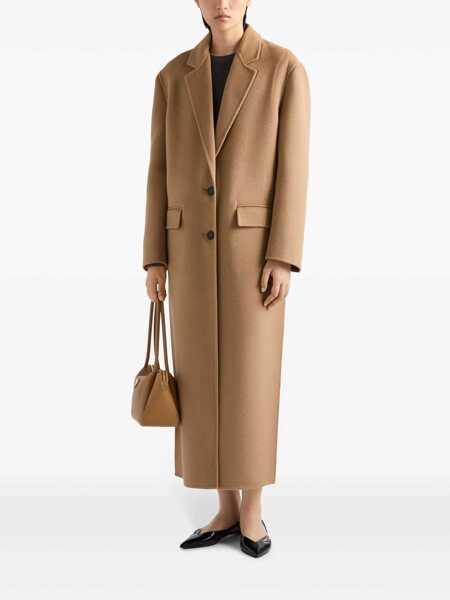 Paltoane Prada Prada Coats Brown Femei (BM 16845269) 2