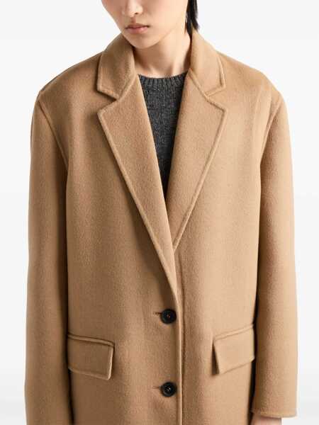 Paltoane Prada Prada Coats Brown Femei (BM 16845269) 4