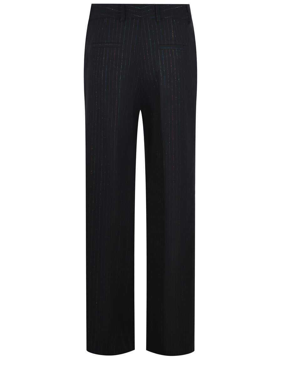 Pantaloni casual Manuel Ritz Manuel Ritz  Trousers Black Femei (BM 16845338) 3