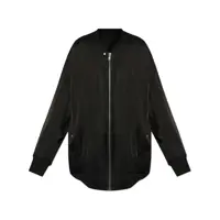 Bomber jacket 'Jumbo Peter Flight' Black Bomber Jacket In Virgin Wool Woman Femei