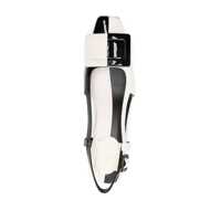 Pantofi cu toc Roger Vivier Dama - Pantofi cu toc Roger Vivier Roger Vivier Belle Vivier Leather Slingback Pumps WHITE Femei (BM 16846421) - B-mall.ro