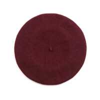 Sepci Maison Margiela Four Stitch-Logo Virgin Wool Beret Barbati