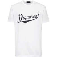 Tricouri DSQUARED2 D2 Logo-Print T-Shirt Barbati