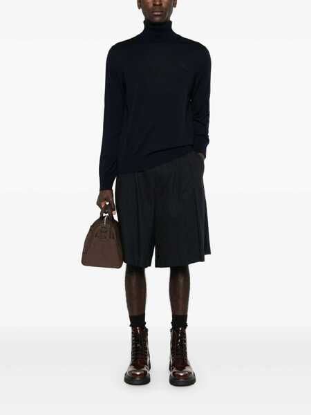 Pulovere DSQUARED2 DSQUARED2 D2 Turtleneck Sweater BLUE Barbati (BM 16847108) 2