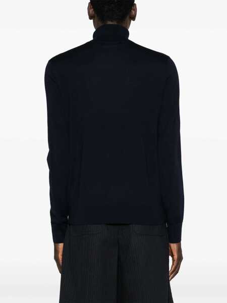 Pulovere DSQUARED2 DSQUARED2 D2 Turtleneck Sweater BLUE Barbati (BM 16847108) 4