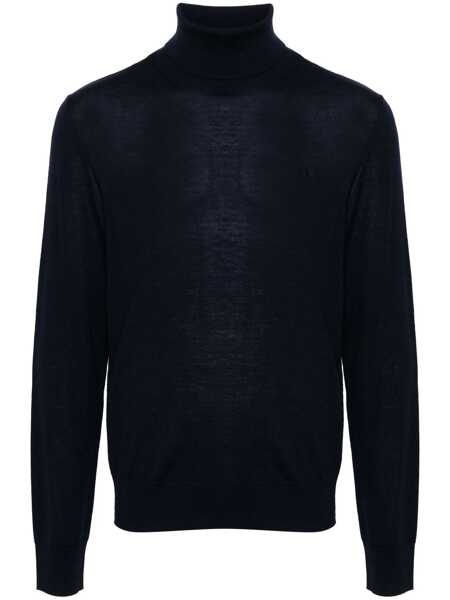 Pulovere DSQUARED2 DSQUARED2 D2 Turtleneck Sweater BLUE Barbati (BM 16847108) 1