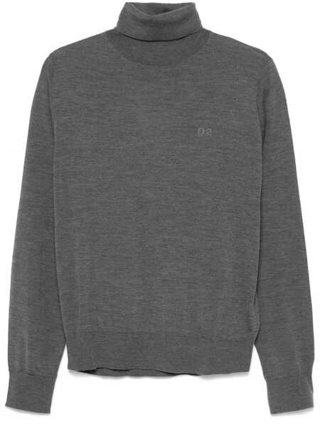 Pulovere DSQUARED2 DSQUARED2 D2 Turtleneck Sweater GRAY Barbati (BM 16847111) 1