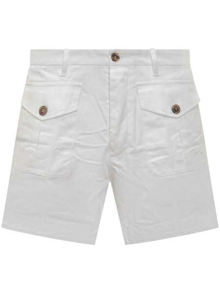 Pantaloni DSQUARED2 DSQUARED2 Ranger Chino Shorts WHITE Barbati (BM 16847393) 1
