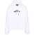 DSQUARED2 DSQUARED2 D2 Logo-Print Hoodie WHITE