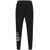 DSQUARED2 Black Pants With Elastic Waist And Logo Lettering On The Leg In Cotton Man Black