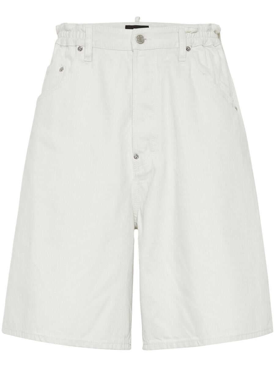 Pantaloni scurti DSQUARED2 DSQUARED2 D2 Denim Shorts Beige Barbati (BM 16847495) 1