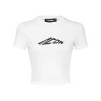 Tricouri DSQUARED2 D2 Icon-Print T-Shirt Femei