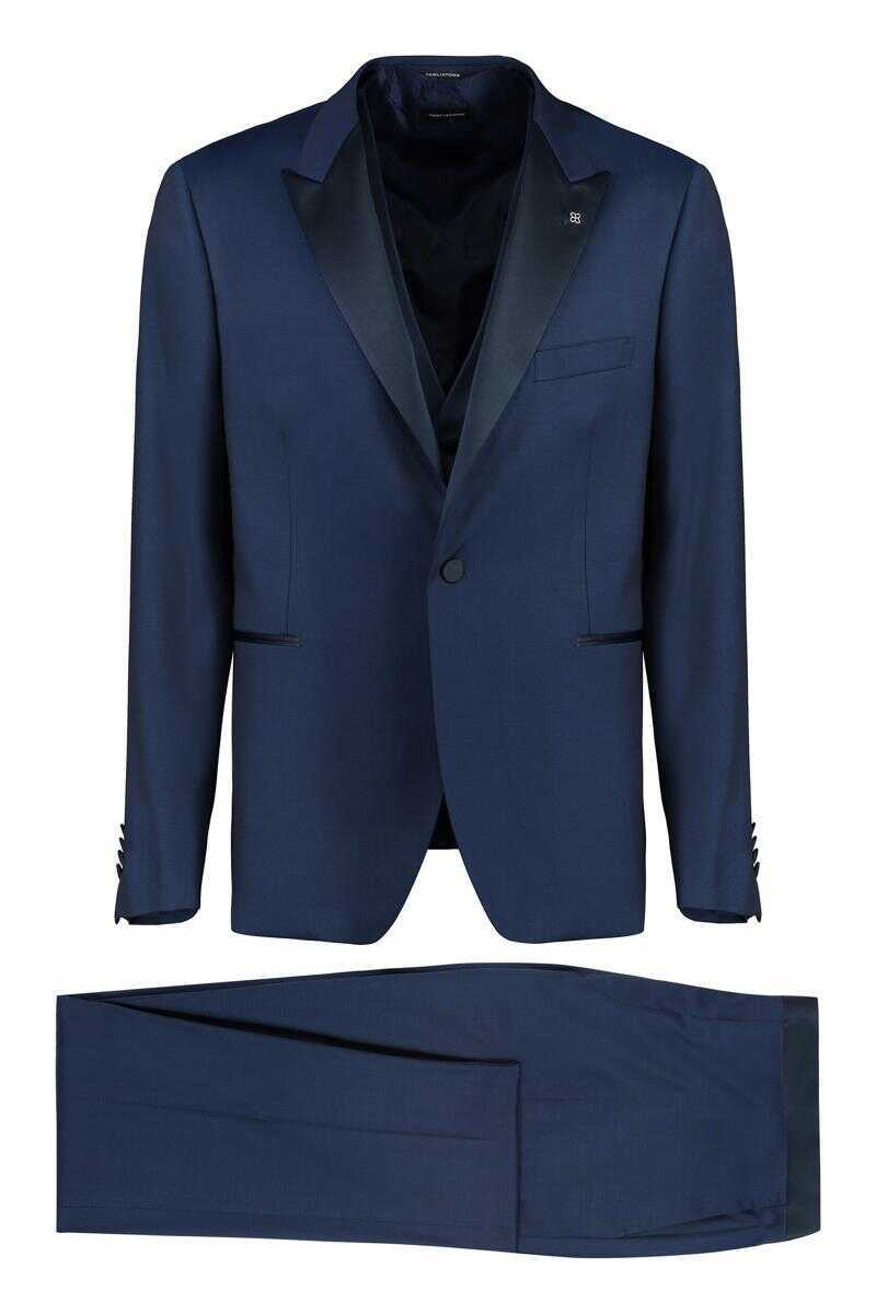 Costume Tagliatore Tagliatore Wool Three-Pieces Suit BLUE Barbati (BM 16847825) 2