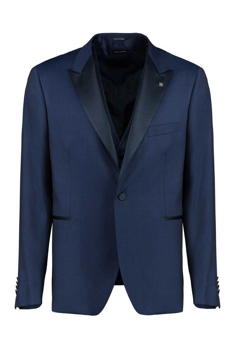 Costume Tagliatore Tagliatore Wool Three-Pieces Suit BLUE Barbati (BM 16847825) 1