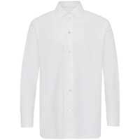 Camasi White Shirt With Classic Collar In Cotton Man Barbati