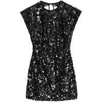 Fuste Ganni 'Velvet Sequins Mini' Dress Femei